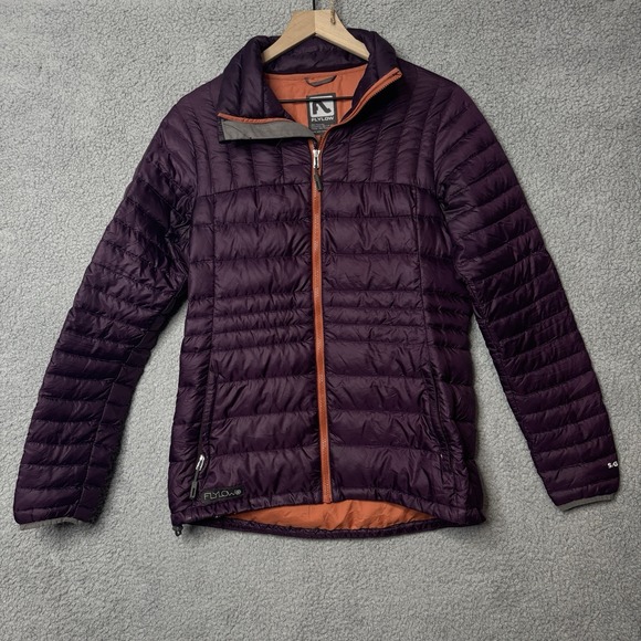 Flylow Mia Snow Jacket Coat Women's M Hooded Insulated Purple Ski Snowboard - Picture 1 of 7